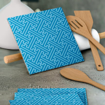 Patrón Sayagata, japonés, azul y azul bebé