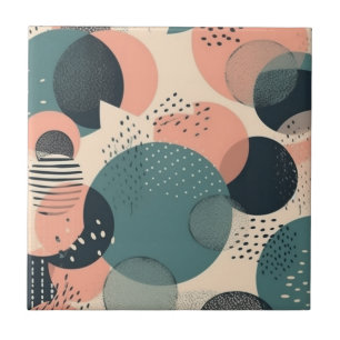 Azulejo Patrón sin soldadura mínimo abstracto - Geométrico