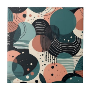 Azulejo Patrón sin soldadura mínimo abstracto - Geométrico