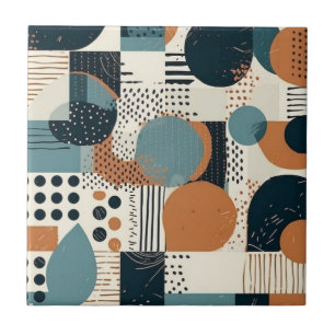 Azulejo Patrón sin soldadura mínimo abstracto - Geométrico