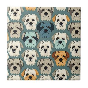 Azulejo Patrón Terrier de Yorkshire