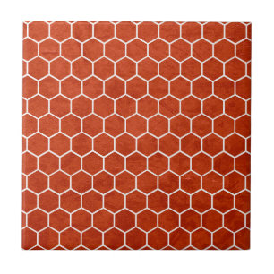 Azulejo Patrón texturizado exagerado Barn rojo