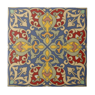 Azulejo - Patrón Tradicional Arabesco