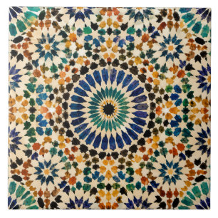 Azulejo Patrón Tradicional de Mosaico Marroquí