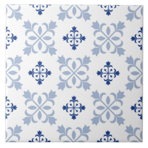 Azulejo Patrón transparente de mosaico de vintage