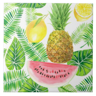 Azulejo Patrón tropical