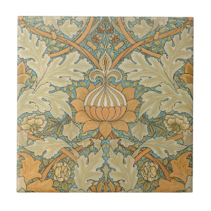 Azulejo Patrón Vintage St James Acanthus de William Morris
