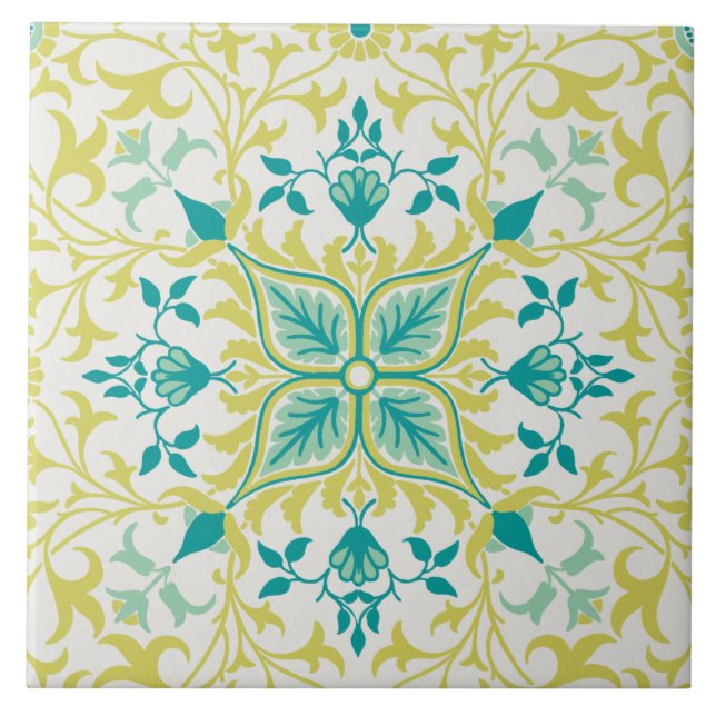 Azulejo Patrón vírico (de William Morris) (Frente)