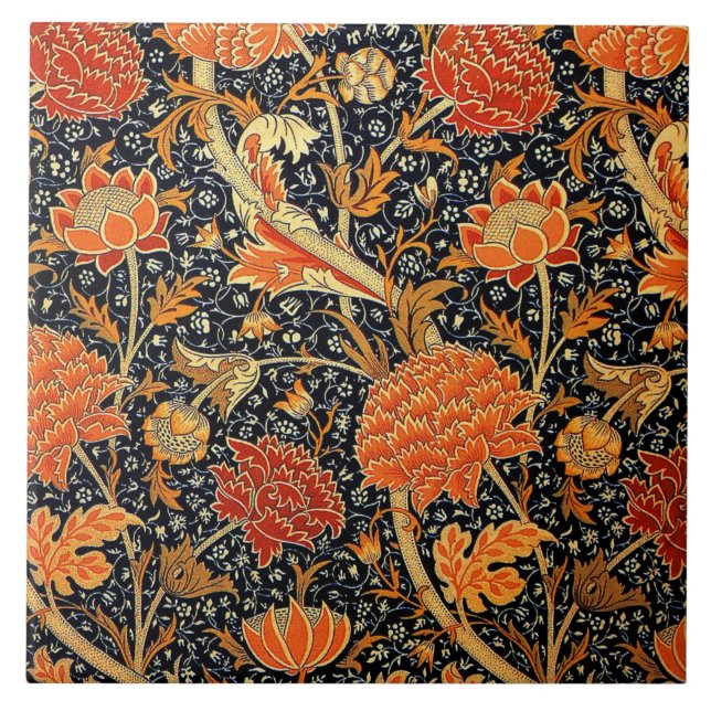 Azulejo Patrón William Morris, Cray (Frente)