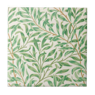 Azulejo Patrón Willow, mosaico cerámico William Morris