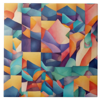 Azulejo Patrones abstractos inspirados por elementos