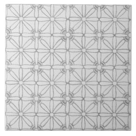 Azulejo Patrones de gris geométrico
