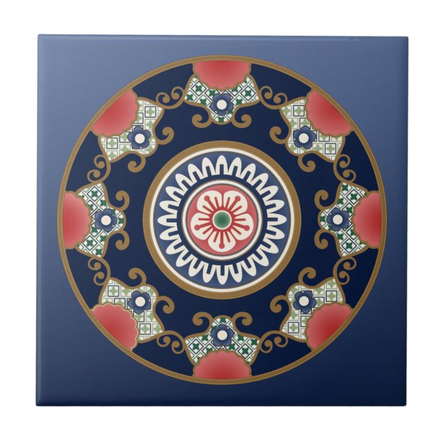 Azulejo Patrones de Mah Jongg (Frente)