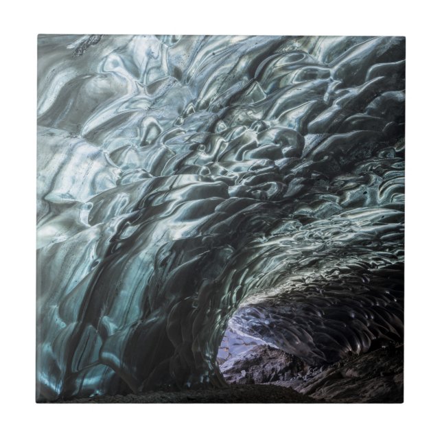 Azulejo Patrones de pared de cueva de hielo (Frente)