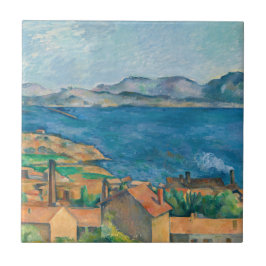 Azulejo Paul Cezanne - Bahía de Marsella, vista desde Esta