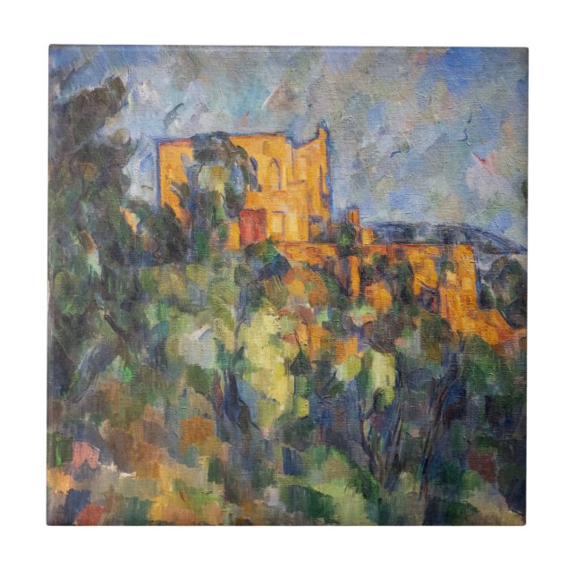 Azulejo Paul Cezanne - Castillo Negro (Frente)