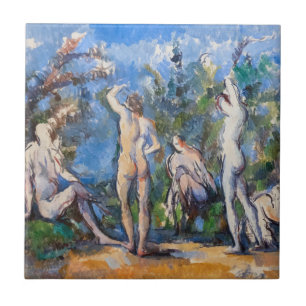 Azulejo Paul Cezanne - Cinco Bañistas