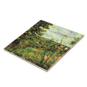 Azulejo Paul Cezanne, El Valle del Oise,