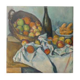 Azulejo Paul Cezanne - La cesta de manzanas