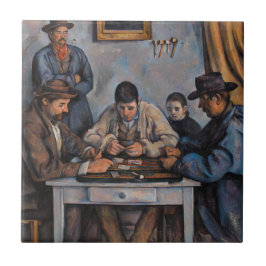 Azulejo Paul Cezanne - Los jugadores de cartas