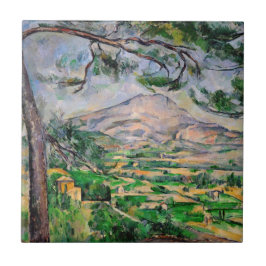 Azulejo Paul Cezanne - Mont Sainte-Victoire y Pino Grande