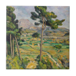 Azulejo Paul Cezanne - Mont Sainte-Victoire y Viaducto