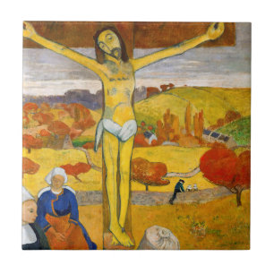 Azulejo Paul Gauguin - El Cristo amarillo