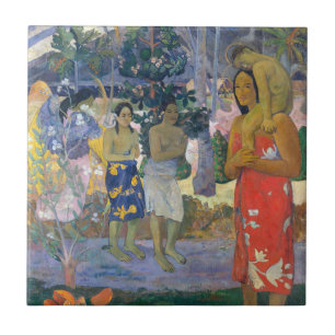 Azulejo Paul Gauguin - Hail Mary / Ia Orana Maria