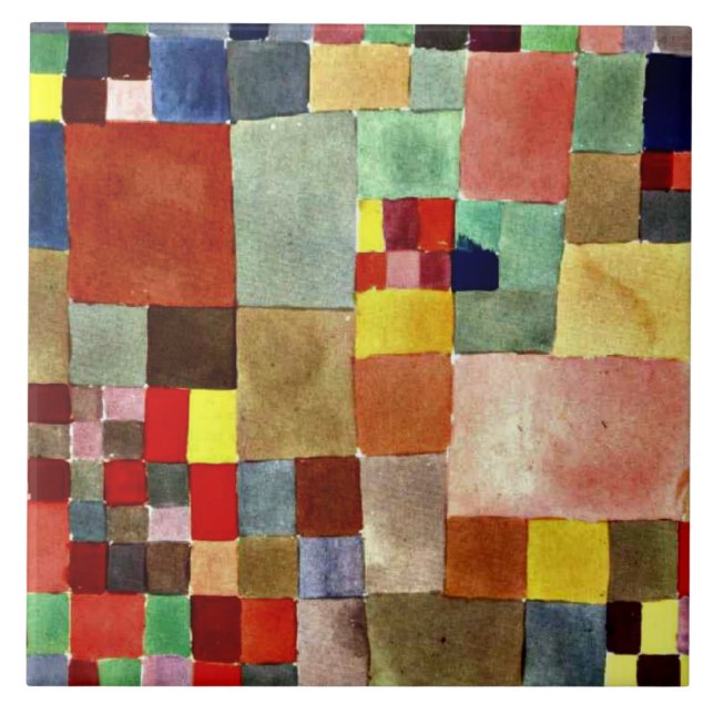 Azulejo Paul Klee - Flora en arena (Frente)