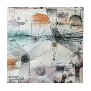 Azulejo Paul Klee Plantas Tierra y Reino del Aire: Bauhaus
