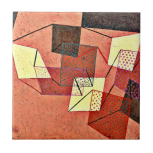 Azulejo Paul Klee - Superficies acorazadas (1930)