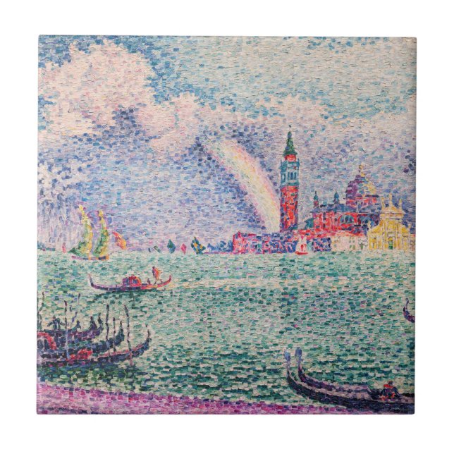 Azulejo Paul Signac - Arcoiris, Venecia (Frente)