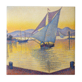 Azulejo Paul Signac - El puerto al atardecer, Opus 236