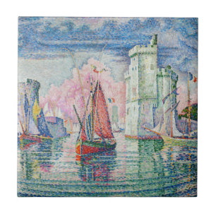Azulejo Paul Signac - Entrada del puerto de La Rochelle