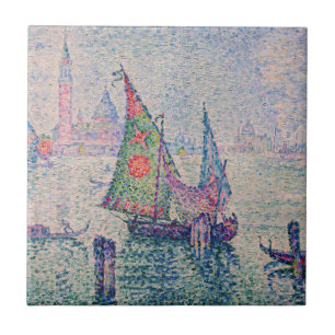 Azulejo Paul Signac - La vela verde
