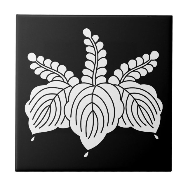 Azulejo Paulownia bailando (Frente)
