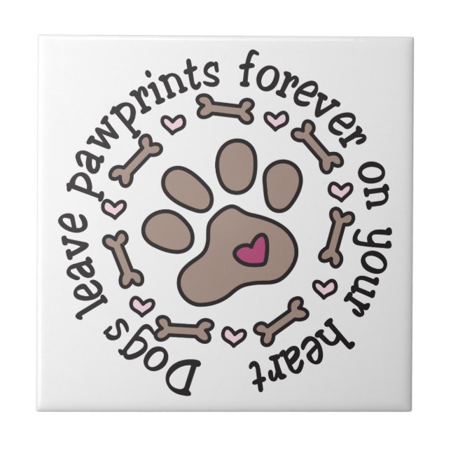 Azulejo Pawprints (Frente)