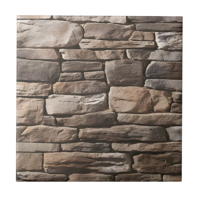 Azulejo Pea grava Basalt Tile clásico (Frente)
