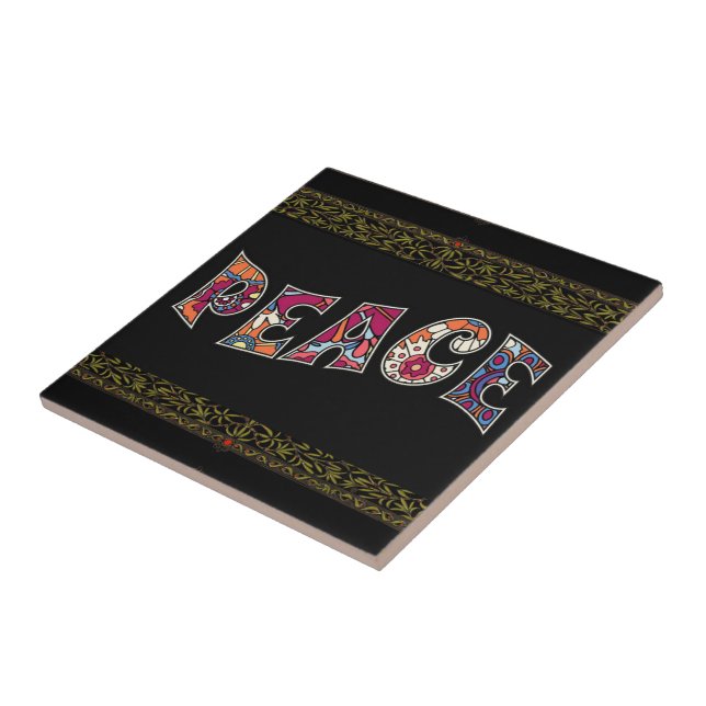 Azulejo Peace Ceramic TIle (Lado)