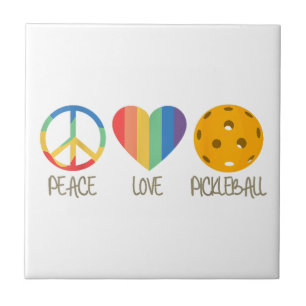 Azulejo Peace Love Pickleball