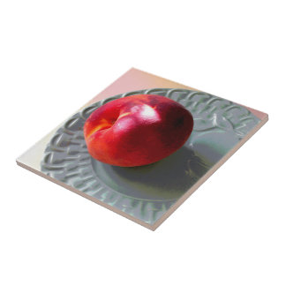 Azulejo Peach fresco bajo la luz del sol
