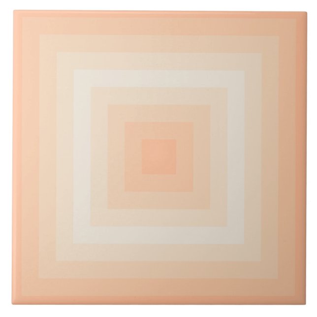Azulejo Peach Pristine Squares De Peach Fuzzis Tile Cerámi (Frente)