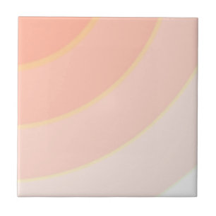 Azulejo Peach Swirls Ceramic Tile