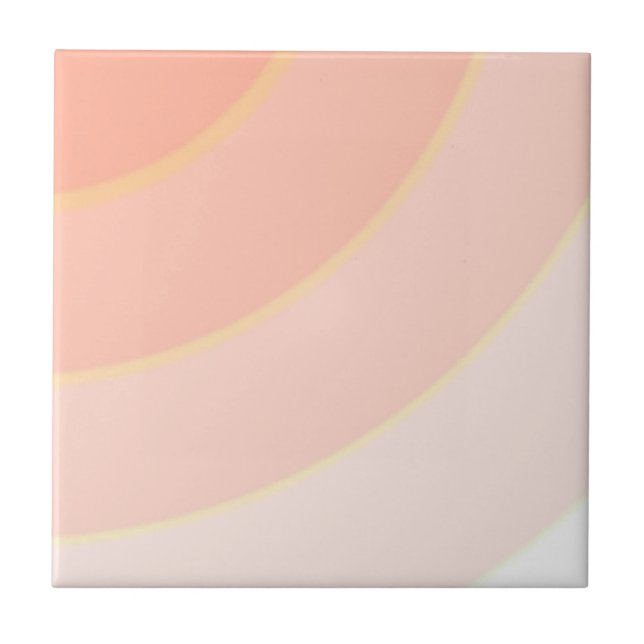 Azulejo Peach Swirls Ceramic Tile (Frente)