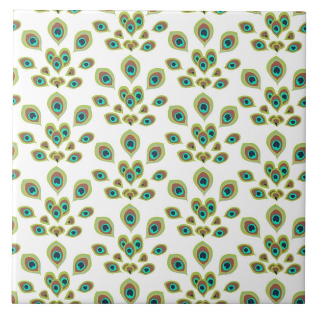 Azulejo Peacock Feathers (Frente)