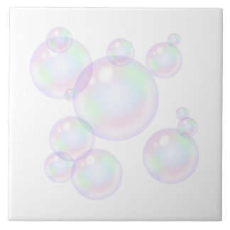 Azulejo Pearl Bubble Bathroom Wall Art