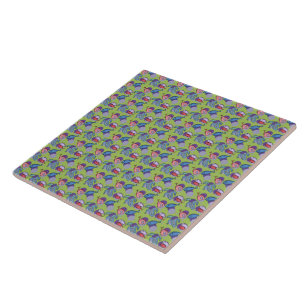 Azulejo Peces y anguilas lindas