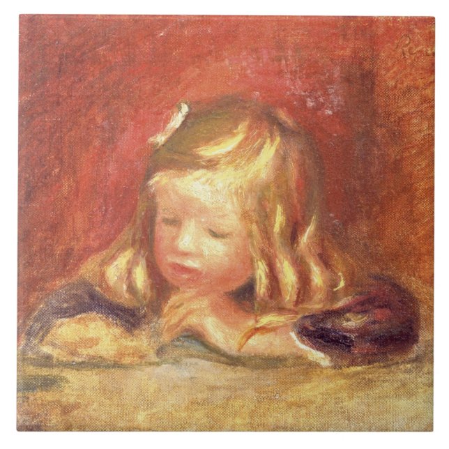 Azulejo Pedro un Coco de Renoir el | en la tabla (Frente)