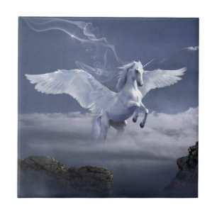 Azulejo Pegasus en vuelo