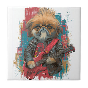 Azulejo Pekinés Punk Rock ï¿½ Perro Rebelde